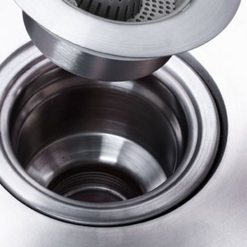 3-in-1 Stainless Steel Kitchen Sink Strainer Stopper