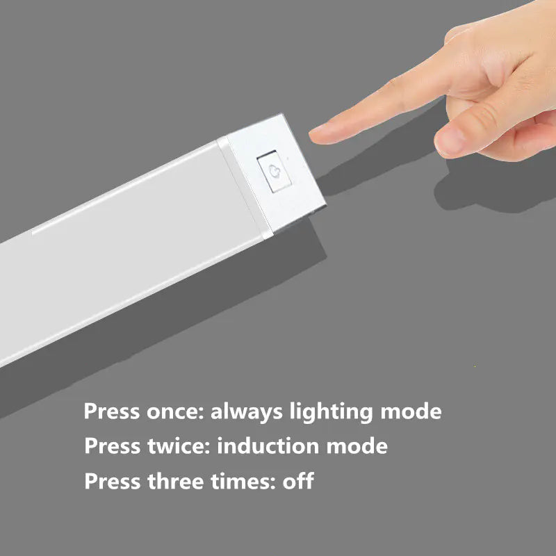 USB rechargeable motion sensor LED cabinet light